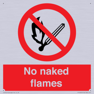 No naked flames